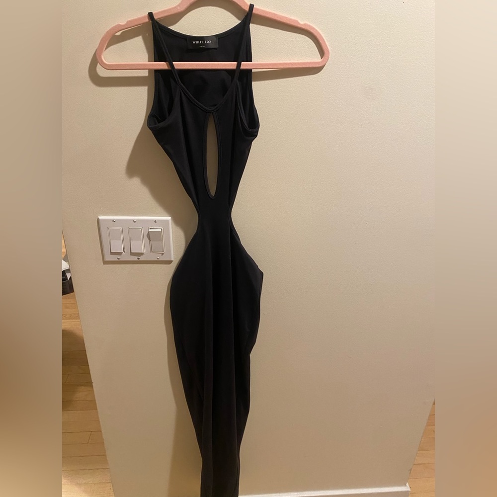 White Fox Long dress XS Open Back
